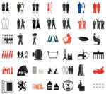 Alcuni pittogrammi Isotype sull’uomo, la politica, il lavoro, l’urbanistica