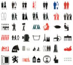 Alcuni pittogrammi Isotype sull’uomo, la politica, il lavoro, l’urbanistica