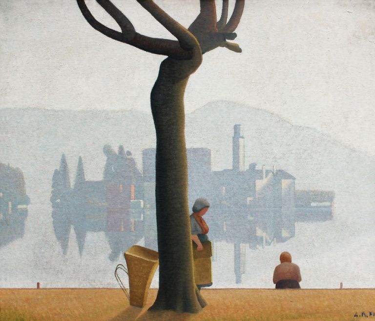 Antonio Calderara, L'isola di San Giulio, 1935