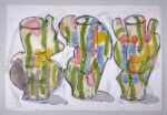 Betty Woodman, Summer Triptych, 2003 - courtesy Galleria Lorcan O'Neill, Roma
