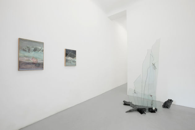 Beyond Landscape - exhibition view at Renata Fabbri arte contemporanea, Milano 2016 - Petra Lindholm e Sophie Ko