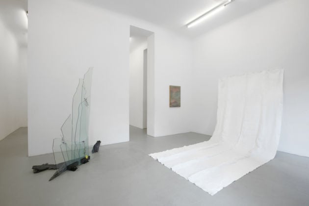Beyond Landscape - exhibition view at Renata Fabbri arte contemporanea, Milano 2016 - Sophie Ko, Giorgia Severi, Petra Lindholm