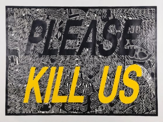 Cameron Platter, Please kill us, 2013 - Courtesy Cameron Platter studio & Galerie Eric Hussenot