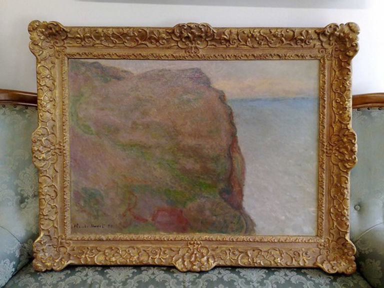 Claude Monet, Falaise du Petit Ailly à Varengeville, 1896, olio su tela