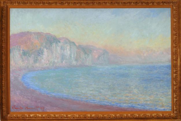 Claude Monet, Falaises à Pourville, soleil levant, 1897, olio su tela