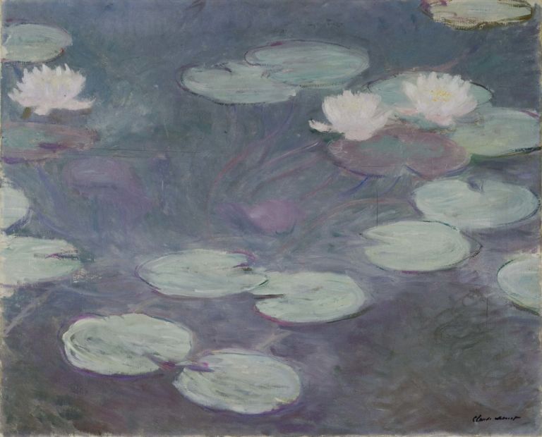 Claude Monet – Ninfee rosa, 1897-1899. Galleria Nazionale d’Arte Moderna e Contemporanea, Roma. Foto Silvio Scafoletti