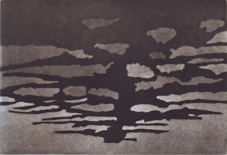 Giulia Napoleone, Specchi d'ombra 1, 1992, incisione. Courtesy l'artista