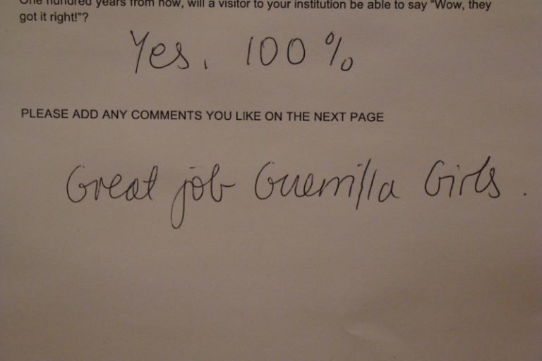 Guerrilla Girls - Mostra alla Whitechapel Gallery, Londra