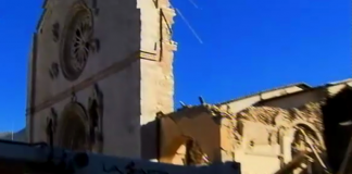 I danni alla Basilica di San Benedetto a Norcia