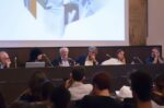 Il convegno sui multipli a Catania - Maurizio Campo, Anna Guillot, Giovanni Anceschi, Virgilio Piccari, Azalea Seratoni e Rosario Antoci - photo Egidio Liggera