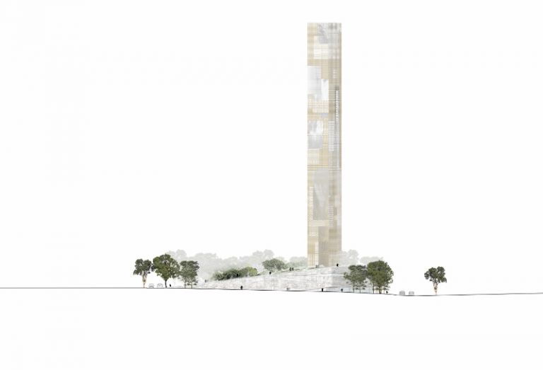 Il progetto del BeMA di Beirut - Courtesy of HW architecture and Beirut Museum of Art