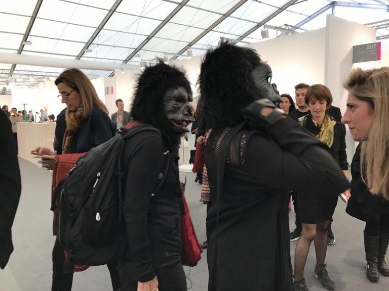 Le Guerrilla Girls a Frieze - foto Mario Bucolo