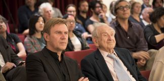 Miroslaw Balka e Joseph Rykwert alla British School at Rome – photo Antonio Palmieri