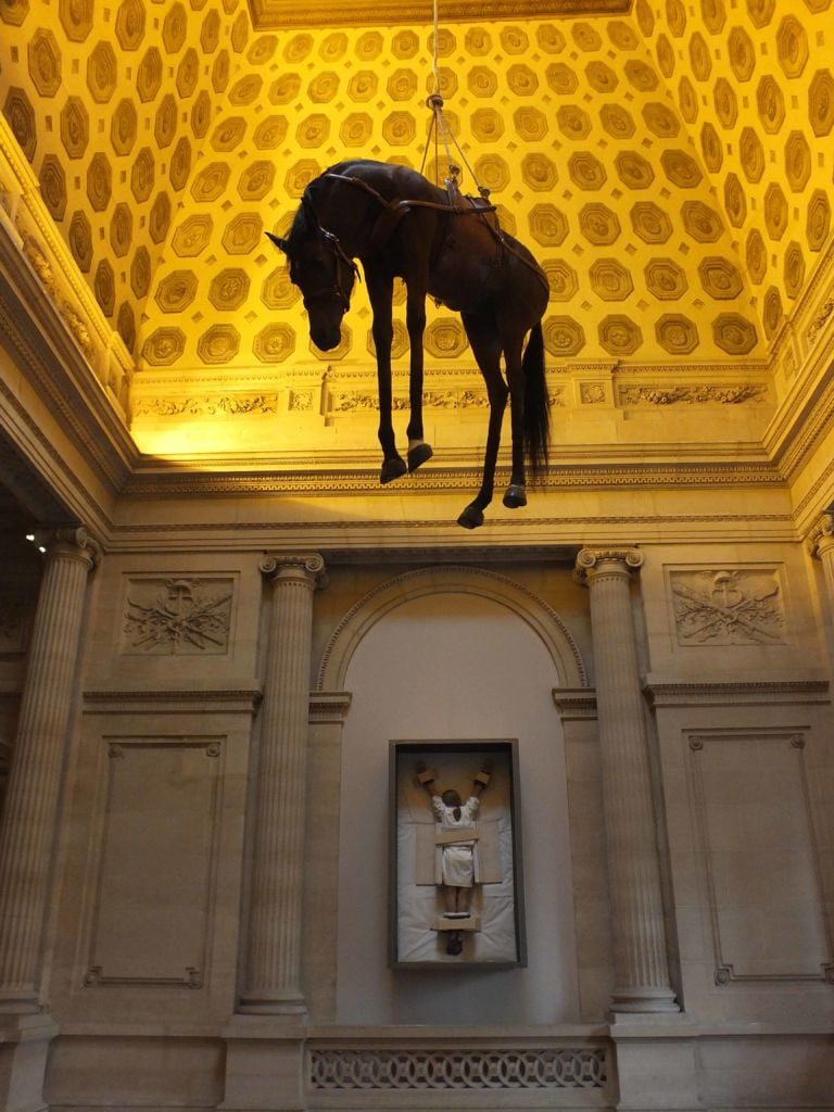 Not Afraid of Love, Maurizio Cattelan. La Monnaie © Silvia Neri