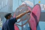 Pao Murales Perfetti van Melle WorkInProgress 6a 480x320 Lo street-artist Pao per i 70 anni di Perfetti. L’azienda che ha inventato le Big Babol