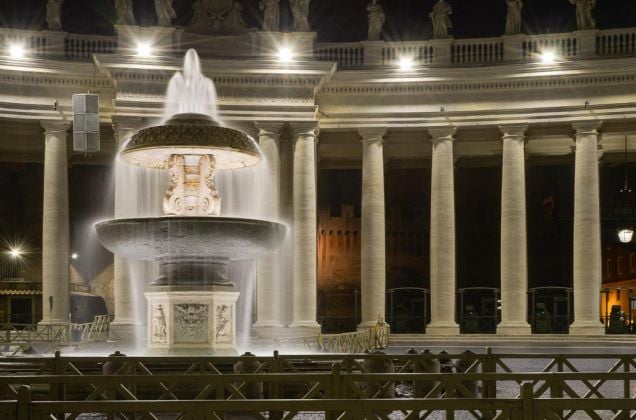 Piazza San Pietro, Roma. La nuova illuminazione di Osram - courtesy Governatorato S.C.V. Direzione dei Musei