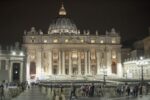 Roma, Piazza San Pietro. La nuova illuminazione di Osram. Foto Ofelia Sisca