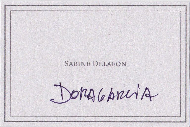 Sabine Delafon - Dora Garcia