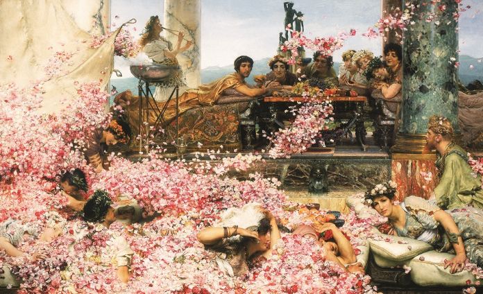 Sir Lawrence Alma-Tadema, The Roses of Heliogabalus, 1888, Colección Pérez Simón, Mexico. Photo © Arturo Piera