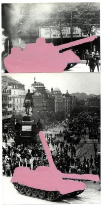 Stano Filko, Pink Tank. Remembering HAPPSOC, 1968 - Marinko Sudac Collection