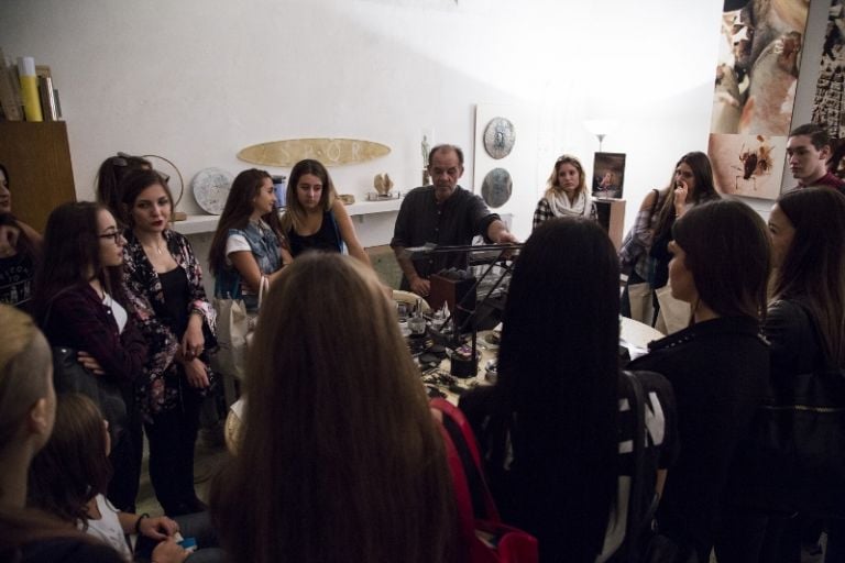 Studenti al Pastificio Cerere di Roma