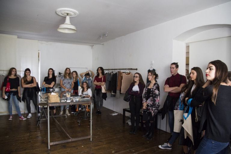 Studenti al Pastificio Cerere di Roma