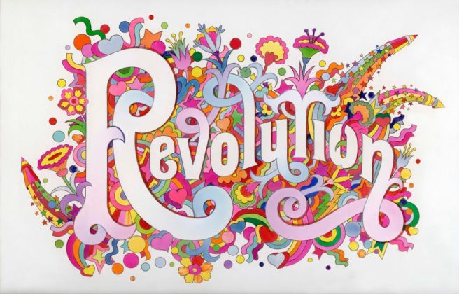 The Beatles Illustrated Lyrics, Revolution, 1968 by Alan Aldridge - © Iconic Images, Alan Aldridge