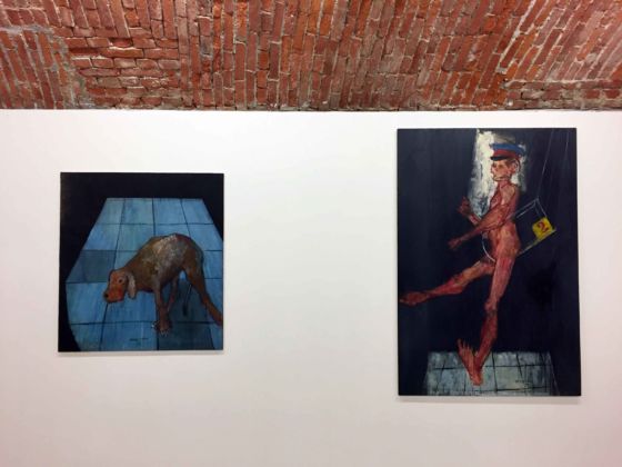 Valerio Adami - exhibition view at Fondazione Marconi, Milano 2016
