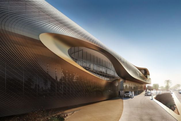 Zaha Hadid Architects, Urban Heritage Administration Centre, Diriyah (render by Methanoia)