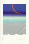 Alina Kalczyńska, Incisione su linoleum a colori tratta da Eugenio Montale, “Domande”, una poesia inedita, Libri Scheiwiller, Milano 1994. Courtesy l’artista