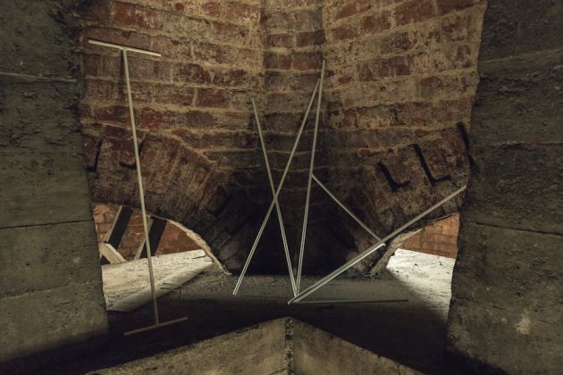 Alvaro Urbano, I, 2016, Installation view, Mole Antonelliana - courtesy of Treti Galaxie and Museo Nazionale del Cinema di Torino - photo Delfino Sisto Legnani