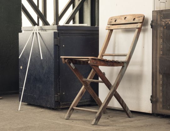 Alvaro Urbano, I, 2016, Installation view, Mole Antonelliana - courtesy of Treti Galaxie and Museo Nazionale del Cinema di Torino - photo Delfino Sisto Legnani