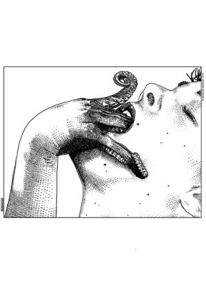 Apollonia Saintclair, La femme introvertie. She tries to reach into her guts