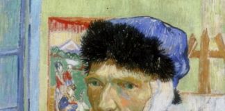 Autoritratto con orecchio bendato, di Vincent van Gogh