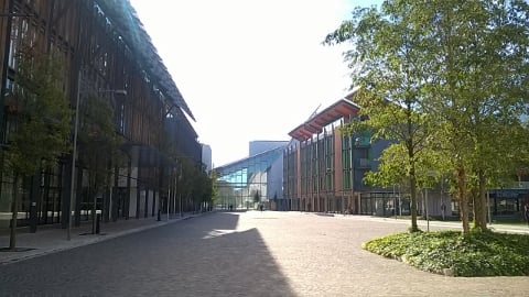 Biblioteca Universitaria Centrale di Trento, progettata da Renzo Piano