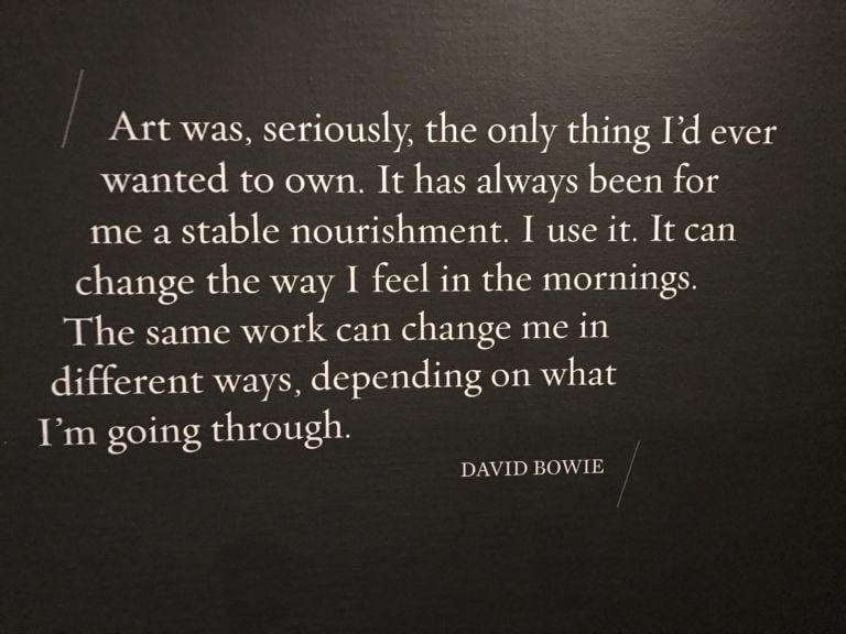 Bowie Collector, Sotheby's, Londra (foto Mario Bucolo)