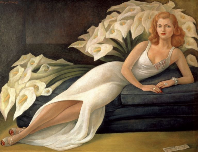 Diego Rivera, Ritratto di Natasha Gelman, 1943 - The Jacques and Natasha Gelman Collection of 20th Century Mexican Art and The Vergel Foundation, Cuernavaca