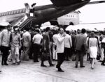 Ezio Gribaudo in partenza per l’Avana, Cuba (1967)