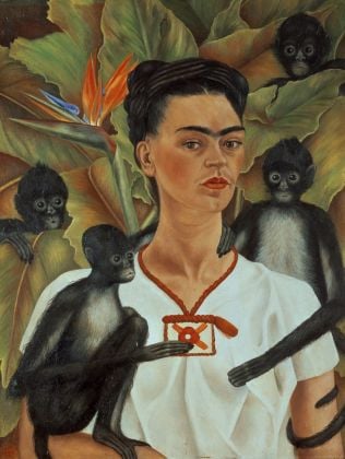 Frida Kahlo, Autoritratto con scimmie, 1943 - The Jacques and Natasha Gelman Collection of 20th Century Mexican Art and The Vergel Foundation, Cuernavaca