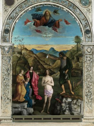 Giovanni Bellini, Battesimo di Cristo, Vicenza, Chiesa di Santa Corona