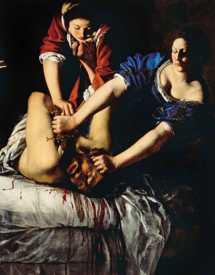 Giuditta che decapita Oloferne di Artemisia Gentileschi
