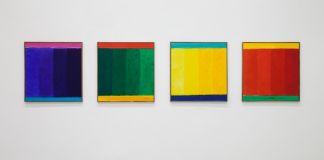 Heinz Mack - exhibition view at Galleria Gentili, Firenze 2016