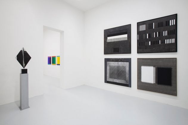Heinz Mack - exhibition view at Galleria Gentili, Firenze 2016
