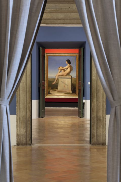Hyppolite Flandrin, Polite figlio di Priamo, 1834, olio su tela - Villa Medici, Roma