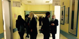 I corridoi dell'Ex Ospedale Maria Adelaide