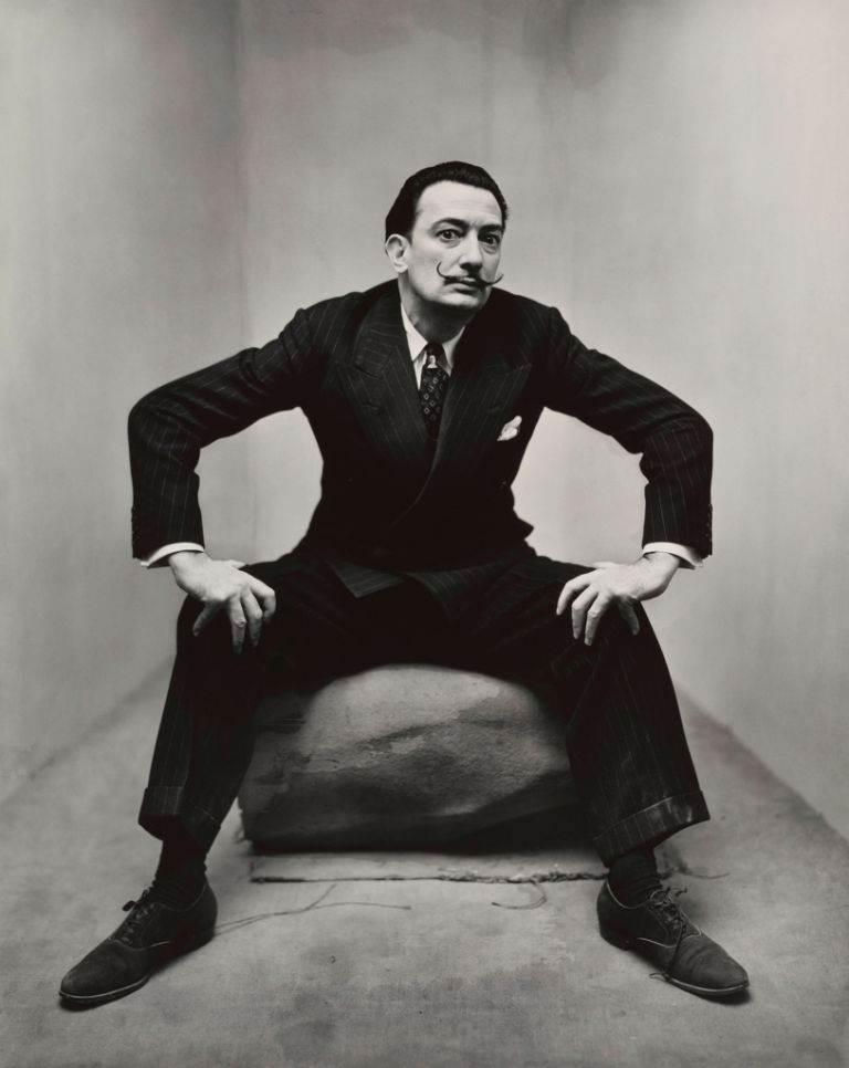 Irving Penn, Salvador Dalí, New York, 1947. Gelatin silver print, 235 x 184 mm. The Sir Elton John Photography Collection, The Irving Penn Foundation. Courtesy Tate, London