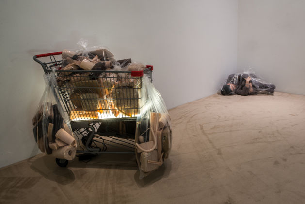 Josh Kline – Unemployment - exhibition view at Fondazione Sandretto Re Rebaudengo, Torino 2016