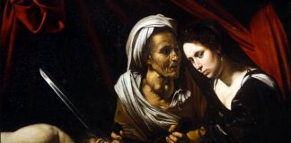 La Giuditta che decapita Oloferne attribuita a Caravaggio