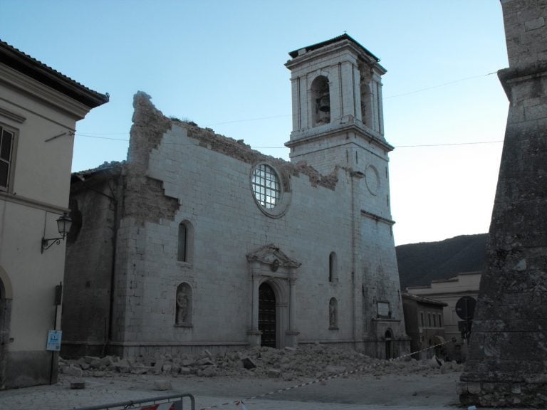 La concattedrale di Santa Maria Argentea, Norcia (foto Massimo Mattioli)