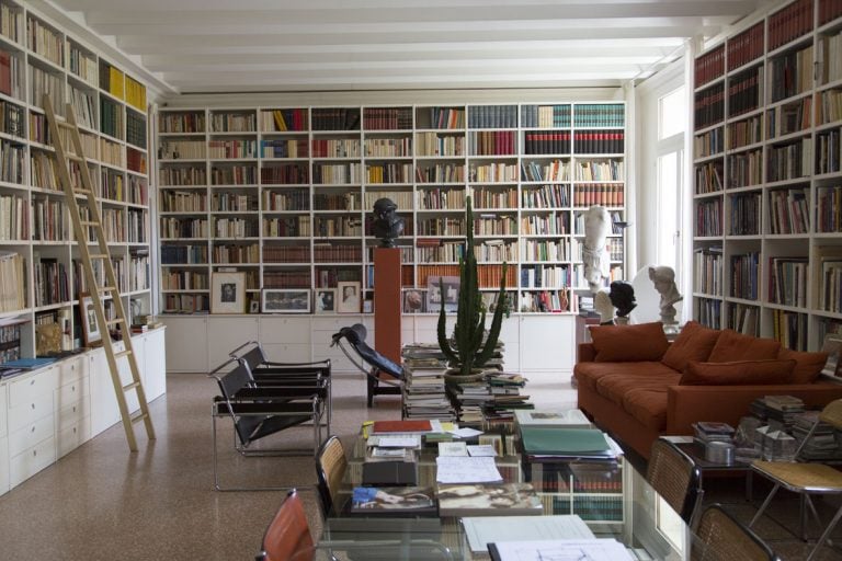 Lo studio-biblioteca di Pier Luigi Pizzi, Venezia